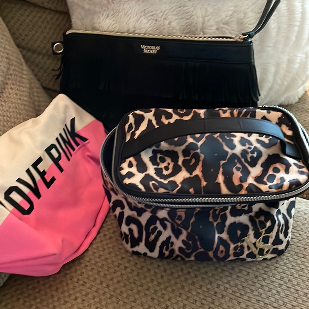 Set of Victoria Secret makeup/toiletry bags.